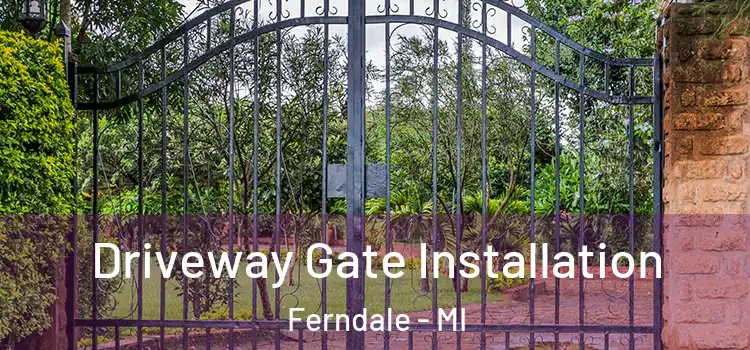  Driveway Gate Installation Ferndale - MI