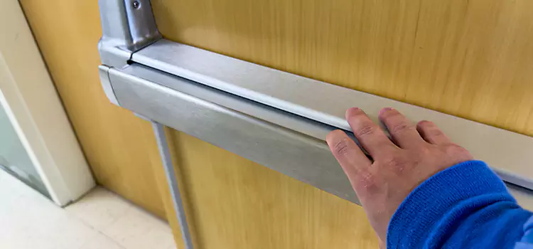 Installing a Push Bar on a Door Ferndale